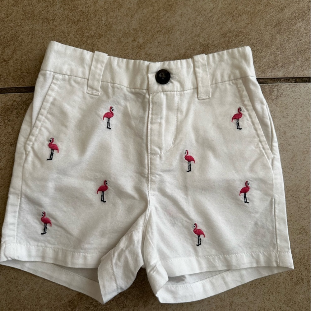Janie and Jack flamingo short